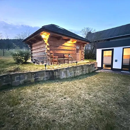 Privat Sauna Whirlpool Blockhaus- Balance By M&a - Exklusiv Zur Alleinnutzung Lägenhet Witzenhausen