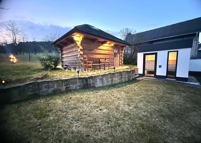 Privat Sauna Whirlpool Blockhaus- Balance By M&a Apartman Witzenhausen
